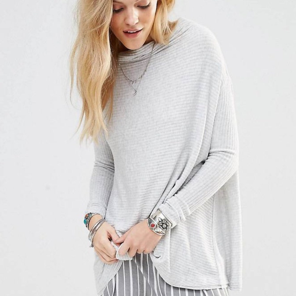 Free People We The Free Ribbed Lover Sweater